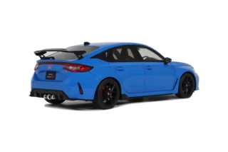 HONDA CIVIC TYPE R RACING/BOOST BLUE PEARL 2022 OttO mobile 1:18 Resinemodell (Türen, Motorhaube... nicht zu öffnen!)